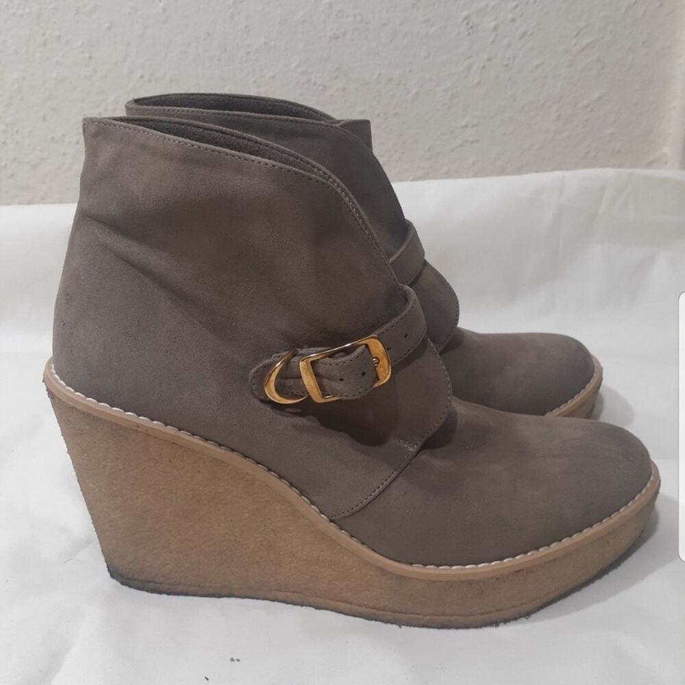 STELLA MCCARTNEY Suede Lace-Up Boots Size: 9 | IT 39